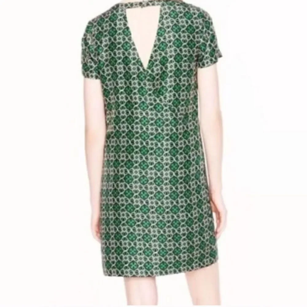 J Crew Silk Swoop Shift Dress Size 00